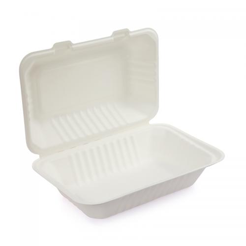Plant Fiber 9x6in Clamshell 1C